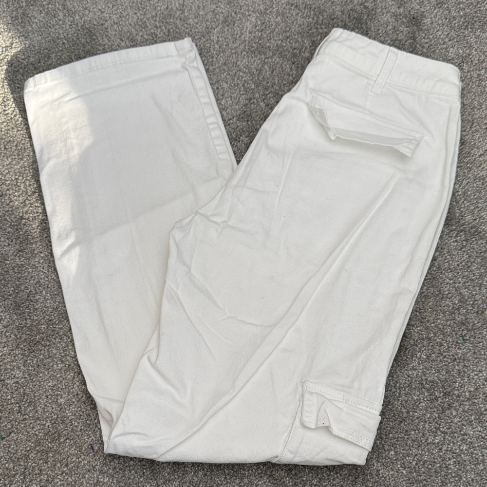 Tinseltown Women's Cream Cargo Pants